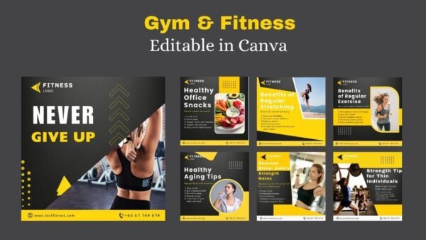 Fitness Inspiration Template for Instagram