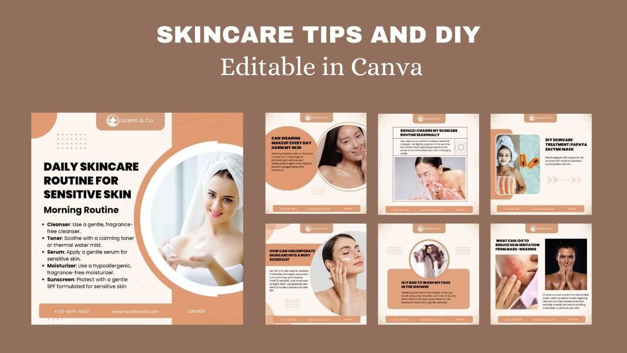Ultimate Skincare Tips and DIY Instagram Pack