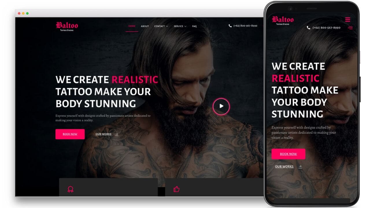 TattooPro – The Ultimate Tattoo Studio Template Kit