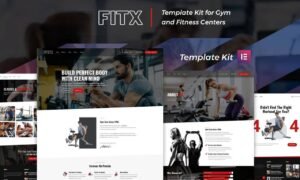 FitX Kit – Gym & Fitness Elementor Template